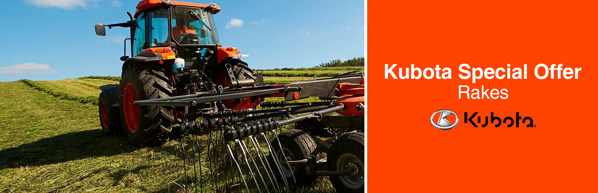 Kubota: Kubota Special Offer - Rakes
